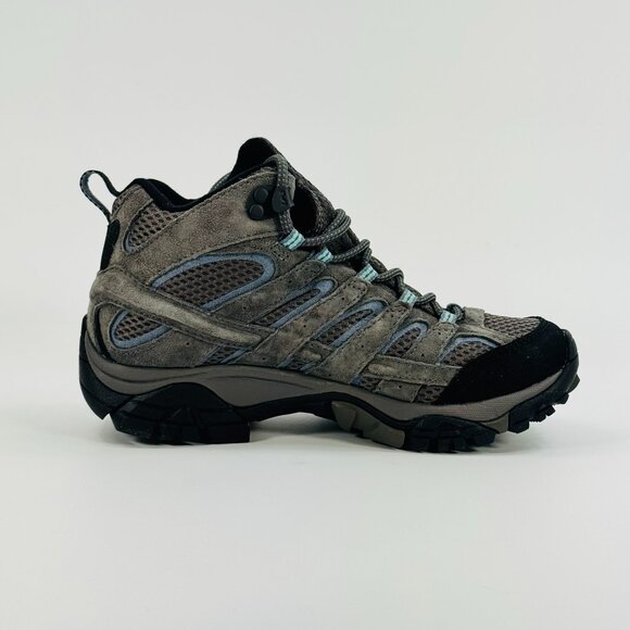 Merrell Moab 2 Mid Waterproof Womens Granite Boots - Walmart.com Merrell Women\'s Moab 2 Mid WP \'Granite\' J06054 Boot size 6
